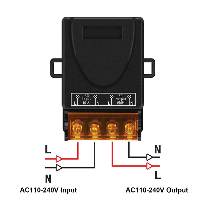 GERMA 220V30A Wireless Remote Control Switch 433mhz EV1527 Code Relay Module