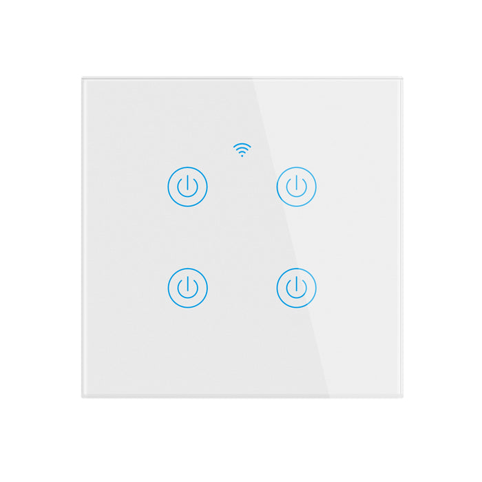 GERMA Apple Homekit WiFi EU Standard Smart Switch No need Neutral Smart Home Light Switches 1/2/3 Gang 1 Way Siri voice control