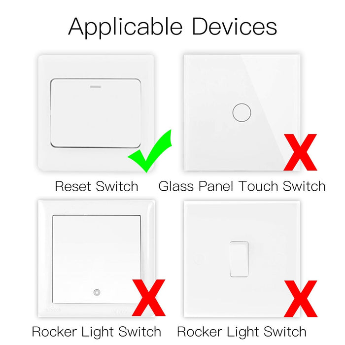 GERMA Mini DIY Tuya ZigBee 3.0 Smart Dimmer Switch Module Hub Required Smart Life App Alexa Google Home Voice Control 1/2 way