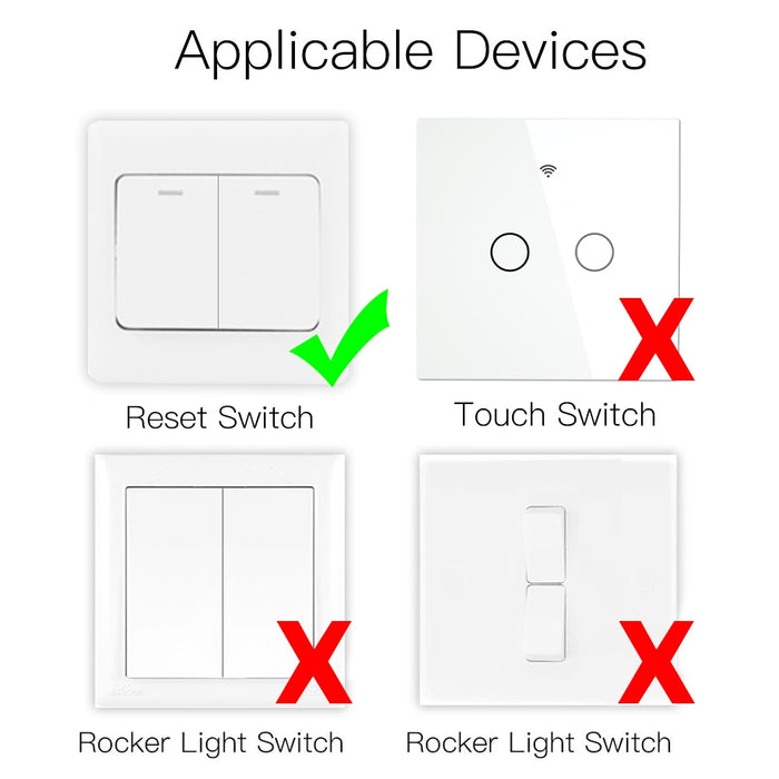 GERMA Mini DIY Tuya ZigBee Smart 2 gang Light Dimmer Switch Module Hub Required Smart Life App Alexa Google Home Voice Control