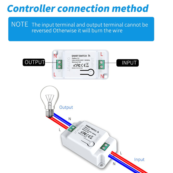 GERMA Tuya Alexa Timer Zigbee Switch Smart Home Automation Zigbee3.0 relay module Tuya Smart life app control wall light switch