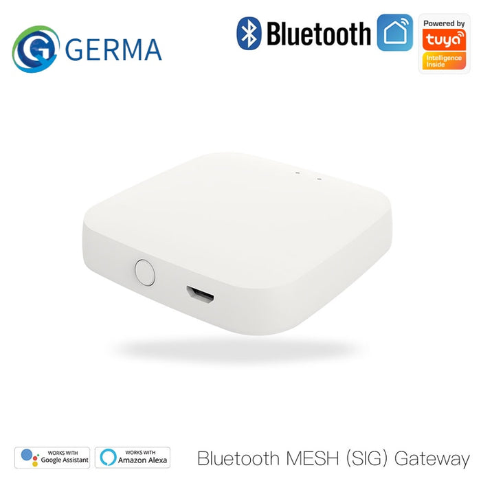 GERMA Tuya Bluetooth-compatiable Gateway Hub Smart SIG Mesh WiFi Smart Life APP Remote Control Work with Alexa Google Home