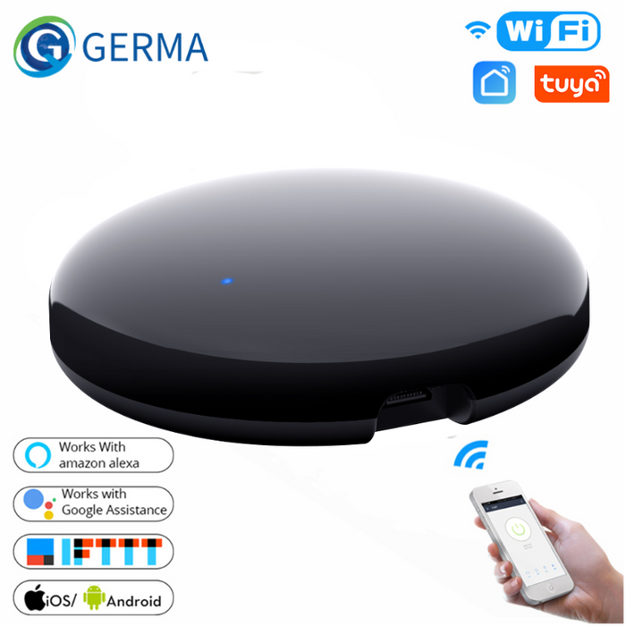 GERMA Tuya WiFi IR Remote Control for Air Conditioner TV, Smart Home Infrared Universal Remote Controller For Alexa,Google Home