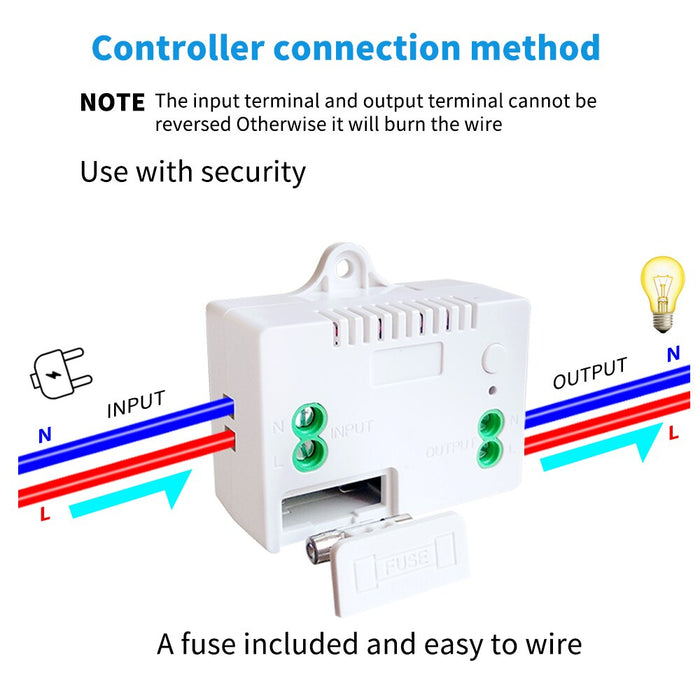 GERMA Wireless RF 433mhz Remote Control Switch 1gang 2 Way Waterproof Push Button Switch No Battery Self-powered for Light Home