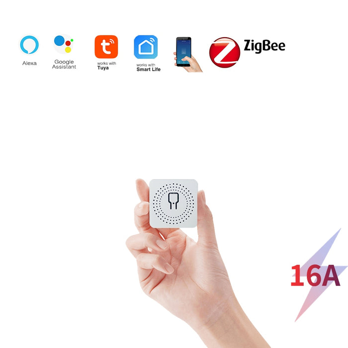 GERMA Zigbee Switch Alexa Timing Smart Switch Tuya Smart Life APP Voice Control Smart Home Automation Relay Module Light Switch